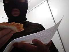 eat cum pizza