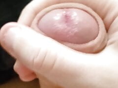 Guy jerking off slowly