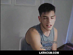 Straight Amateur youthful Latino guy Paid Cash For fag Orgy