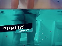 Risky Fucking Outside Stairs Masturbating