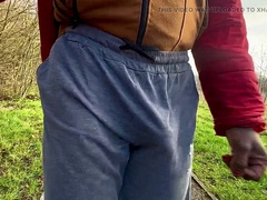 Filthy conversing with my schlong wagging, even when it is too cold.