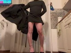 Amature crossdresser 72msxxx struts around naked outdoors