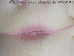 Backside and cornhole close-up