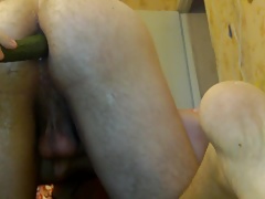 Cucumber 36 cm in my ass
