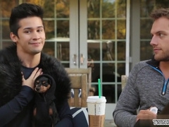 Muscle twunk ass-fuck intercourse with jizz shot