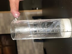 Very big cumshot, do you want to drink?