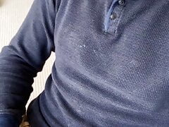 Bustin' a quick nut at home. Sometimes just have to do it