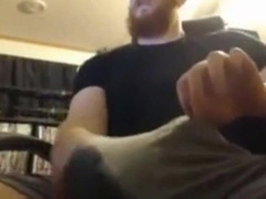 Muscular Ginger Daddy Strokes His Big Cock