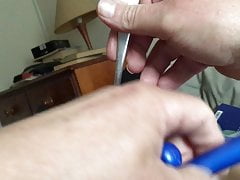 Foreskin with - table tennis ball, 4 different spoons