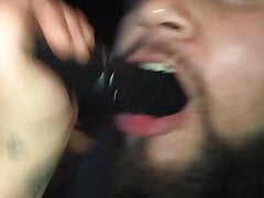 Deepthroat and throat fuck with friend