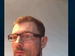 Str8 daddy showing off his cock on cam 9