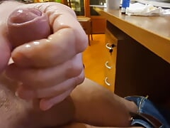 Men Jerk Big Dick and Cum a Lot in Hand