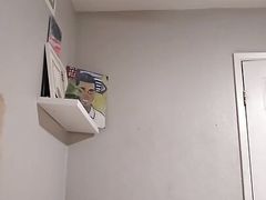 Holding in my cum to practice but then later I burst out yummy cum