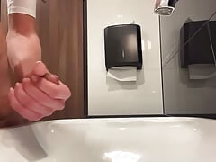 Public Toilet Slow Motion Cum