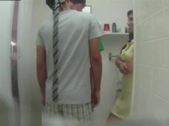 College dudes comparing penis sizes and gay cum darts first time So the