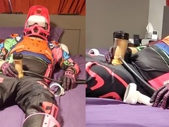 Gay cock milking machine, vr headset, gay colored hair