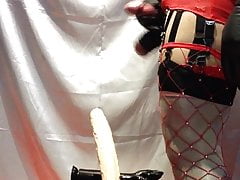 BIG DILDO FUCK ASSHOLE SLUT AND MASTURBATION BIG COCK BITCH