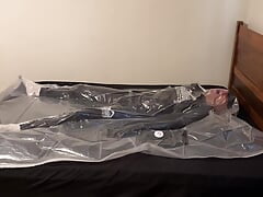 May 18 2023 - VacPacked in my Phantom Sauna Suit with my PVC face shield and aprons