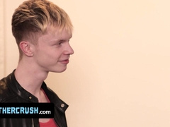 Brother Crush - Naughty Twink Tricks His Older Step Brothers To Make Out