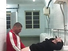 A quicky in a public wc
