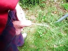 My willy taking a pee