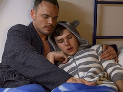 Dakota Lovell fucked by stepdad Trent Summers before bedtime