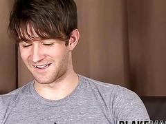 British stud interviewed before working on his dick