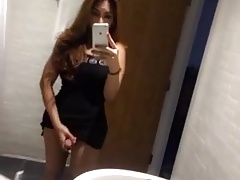 Looking pretty in the bath room