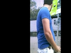 Home Depot Bear Jacks Off in the Garden Center5555