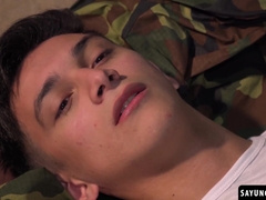 Joris Leonard penalizes a naught cadet with his rock-hard salami