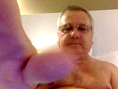 daddy stroking His spear