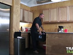 TRAILERTRASHBOYS Hunky Gay Michael Roman Barebacks Isaac X