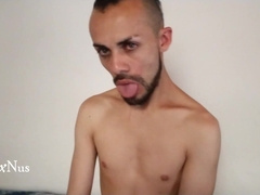 a tongue to gobble the rosy pucker