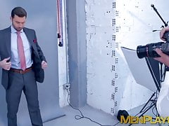 Classy model ass banged by muscled photographer