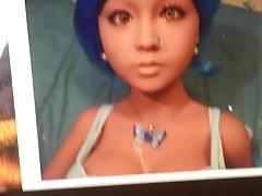 Stroking to my favorite doll Nina