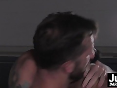 Brad Powers fucks Jaxton Wheelers ass with his raw cock