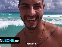 Uncut Cocks - Antuan Is Enjoying The Blue Sea Under The Hot Cancun Sun While The Cameraman Films Him