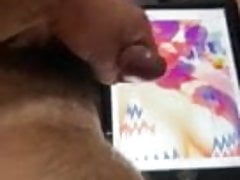 Big hard cock getting wanked for Alannah