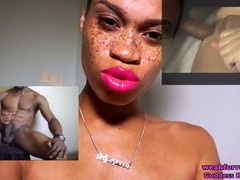 Ebony mistress dominates with BBC worship with gay themes