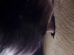 Sissy gargles & pummels without a condom gloryhole fuckpole