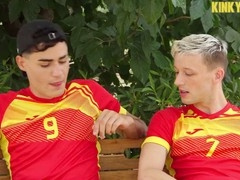 Gay foot fetish, gay spit, gay football