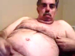 dad spunks on webcam