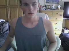 Twink Shows His Big Dick on Webcam