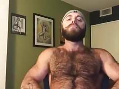 Hairy Lumberjack Shows Off his Cock ( No Cum )