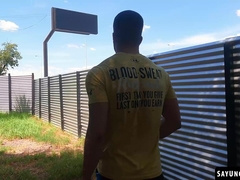 Ultra-kinky Uriel Simon gets to taste his driver Fer Froma monstrous beef whistle