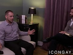 Gay hunk Hans Berlin in passionate interracial ass pounding