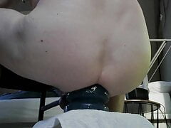 More training with the giant blue plug