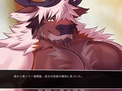 Gay deer furry receives a steamy handjob from a fellow furry