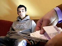 Dark-haired hottie surrenders his tight butthole