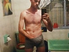 Saloh Cin Masturbating His Boner In His Undie